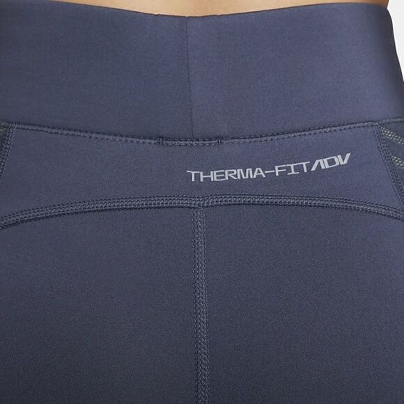 Nike Pro Intertwist Therma-FIT ADV Women's Leggings Medium M Lined Blue Silver - Picture 8 of 17